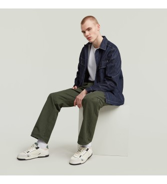 G-Star Plissierte Chino Entspannte gr�ne Hose