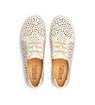 Pikolinos P.Vallarta off-white leather shoes