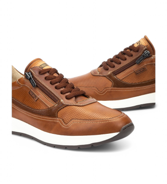 Pikolinos Zapatillas de piel Getafe  marr�n