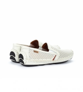 Pikolinos Mocasines de piel Jerez blanco