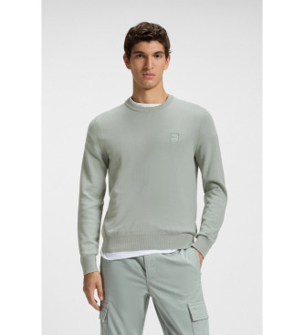 BOSS Maglia Kanovano verde chiaro