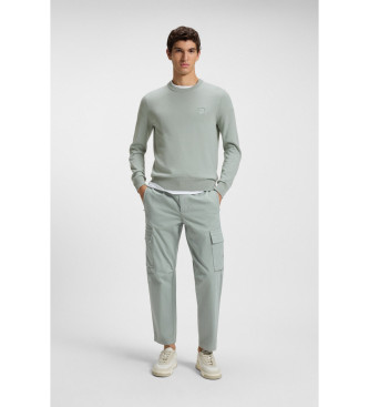 BOSS Maglia Kanovano verde chiaro