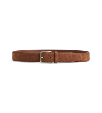 Gant Ceinture en cuir marron classique