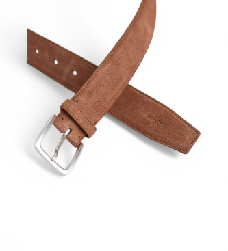 Gant Ceinture en cuir marron classique