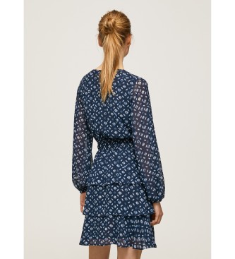 Pepe Jeans Sukienka Eyra w kolorze granatowym