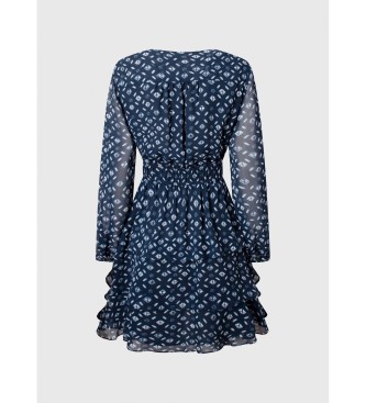 Pepe Jeans Sukienka Eyra w kolorze granatowym