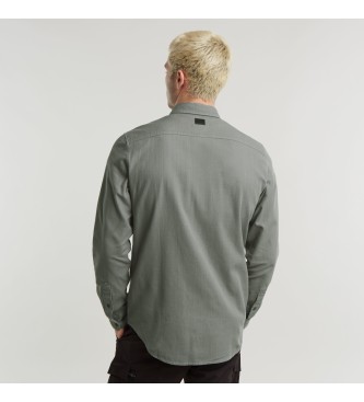 G-Star Koszula Marine Slim w kolorze szarym