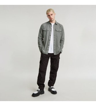 G-Star Koszula Marine Slim w kolorze szarym