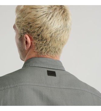 G-Star Koszula Marine Slim w kolorze szarym