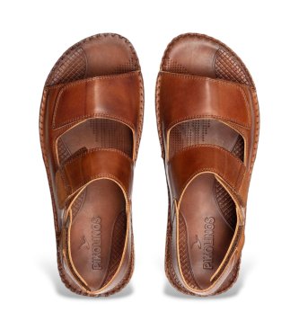 Pikolinos Leather sandals Tarifa brown