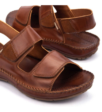 Pikolinos Leather sandals Tarifa brown