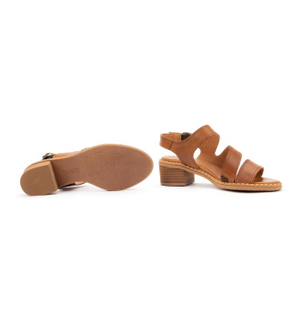 Pikolinos Sandali Blanes in pelle marrone