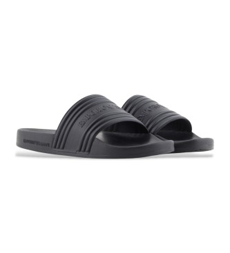 Emporio Armani Flip-flops Logo Tape svart