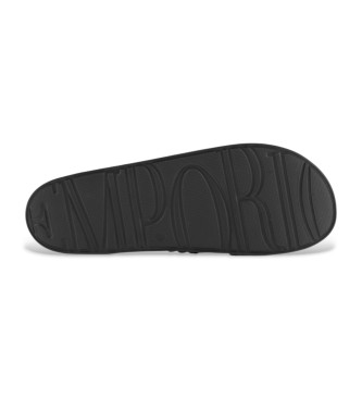 Emporio Armani Flip-flops Logo Tape svart