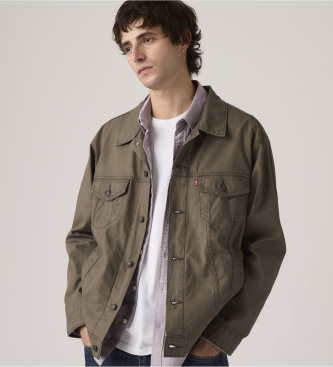 Levi's Casaco de camionista castanho