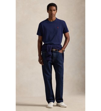 Polo Ralph Lauren Classic Fit kraftig strikket T-shirt navy
