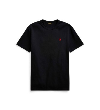 Polo Ralph Lauren Classic Fit kraftig strikket T-shirt sort