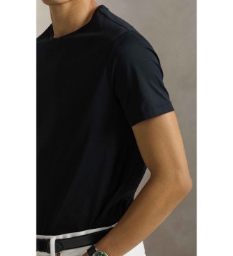 Polo Ralph Lauren T-shirt de fio escoc�s padr�o preto