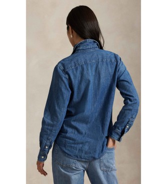 Polo Ralph Lauren Camisa�de denim Slim Fit azul