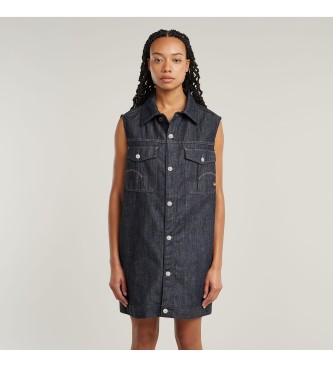 G-Star Sukienka oversize w kolorze niebieskim