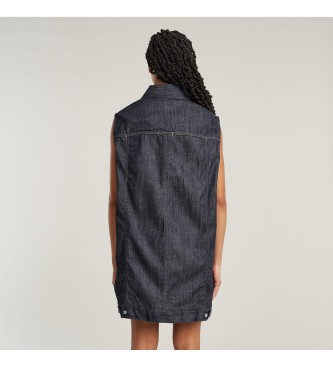 G-Star Sukienka oversize w kolorze niebieskim
