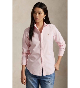 Polo Ralph Lauren Camicia Oxford rosa slim