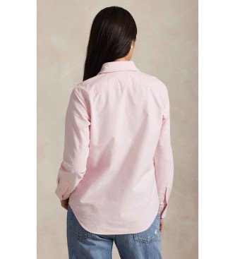 Polo Ralph Lauren Camicia Oxford rosa slim