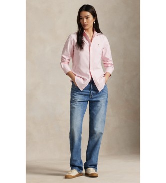 Polo Ralph Lauren Camicia Oxford rosa slim