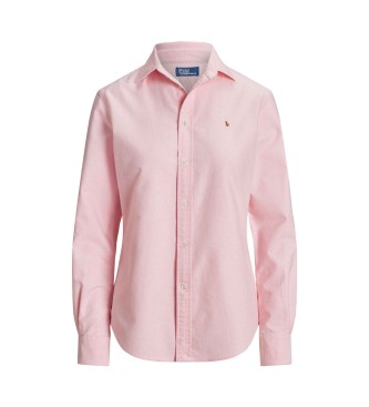 Polo Ralph Lauren Camicia Oxford rosa slim