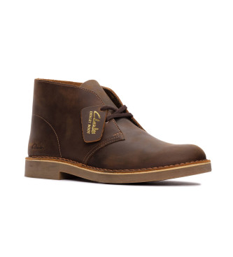 Clarks Desert Bt Evo brown leather ankle boots