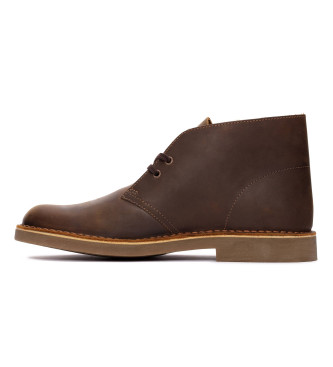 Clarks Desert Bt Evo brown leather ankle boots