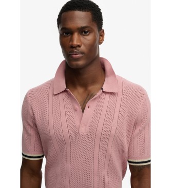 Superdry Polo Texture rose