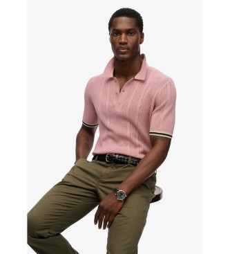 Superdry Polo Texture rose