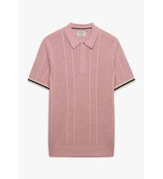 Superdry Polo Texture rose