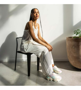 NO NAME Krazee Runner - Baskets en cuir - beige