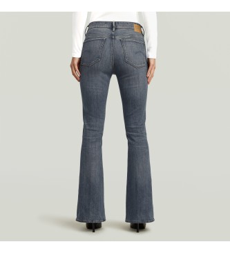 G-Star Jeans 3301 a zampa d'elefante blu