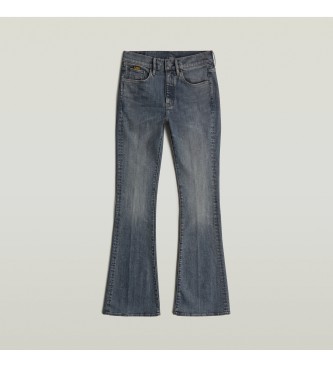 G-Star Jeans 3301 a zampa d'elefante blu