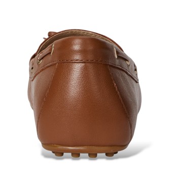 Lauren Ralph Lauren Loafersy Wylie z brązowej skóry nappa