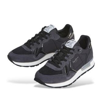 Pepe Jeans Brit Mirror Sneakers sort