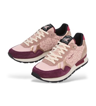 Pepe Jeans Sapatos Brit Master cor-de-rosa