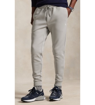 Polo Ralph Lauren Gr� dubbelstickade joggingbyxor