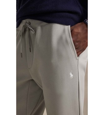 Polo Ralph Lauren Gr� dubbelstickade joggingbyxor