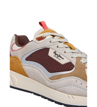 Pepe Jeans Marlon Sporty beige lædersko