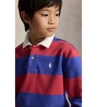 Polo Ralph Lauren Polo de rugby de rizo franc�s azul, rojo