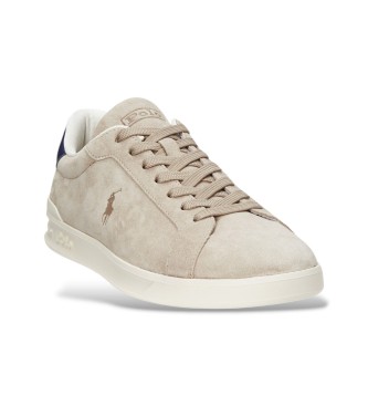 Polo Ralph Lauren Heritage Court II Usnjene športne copate bež barve