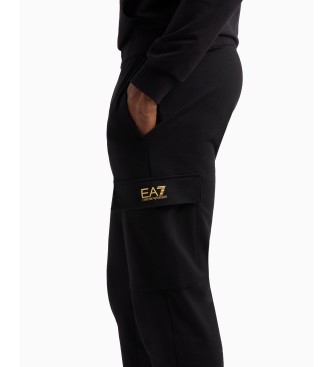 EA7 Pantaloni cargo neri Core Identity