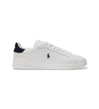 Polo Ralph Lauren Sneakers Heritage Court II in pelle bianca