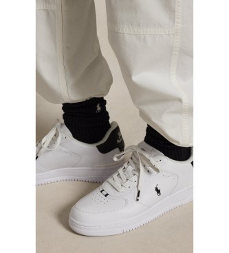 Polo Ralph Lauren Masters Court white leather trainers