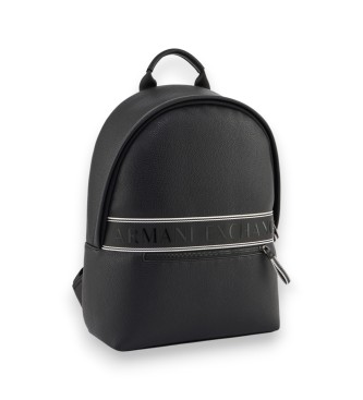 A|X Armani Exchange Mochila em tecido técnico preto