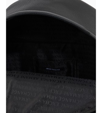 A|X Armani Exchange Mochila em tecido técnico preto
